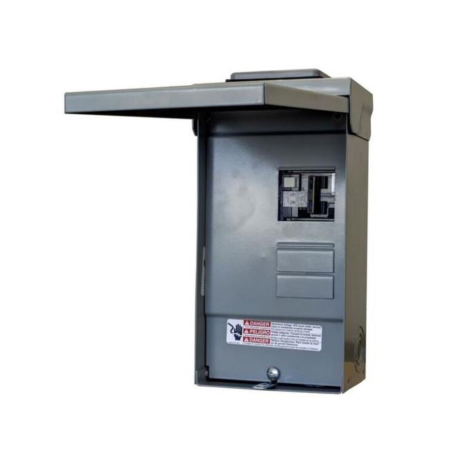 Siemens 4-Circuit 50 A Single Phase 120/240 Spa Panel Load Center with GFCI Breaker