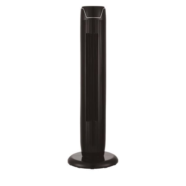 Ecohouzng 36-in Black with Remote Digital Fan