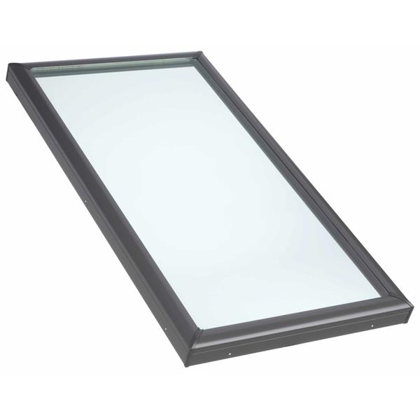 VELUX Fixed Curb Mount Skylight - Tempered - 22.5-in x 22.5-in