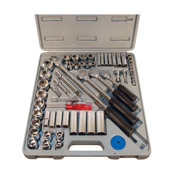 Matrix Toolway 60-Piece SAE Socket Set 1/4-in- 3/8-in -1/2-in