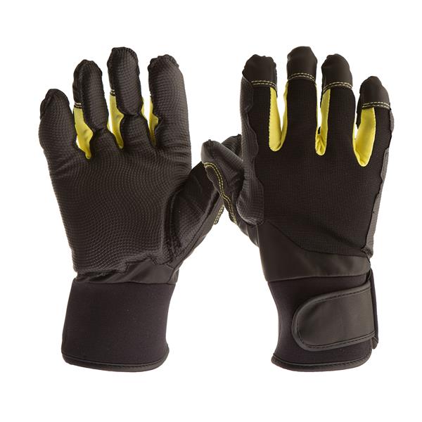 Impacto Anti-Vibration Mechanic's Gloves - Black/Yellow - Medium