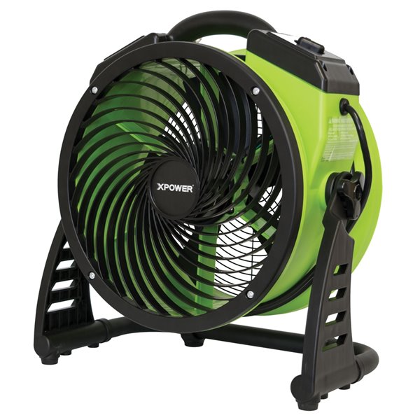 XPOWER FC-200 Multipurpose Pro Air Circulator Utility Fan - 13-in - Green