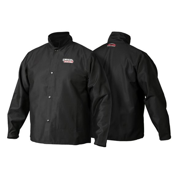 Lincoln Electric Red Line Traditional Flame Retardant Welding Jacket - XL - Black