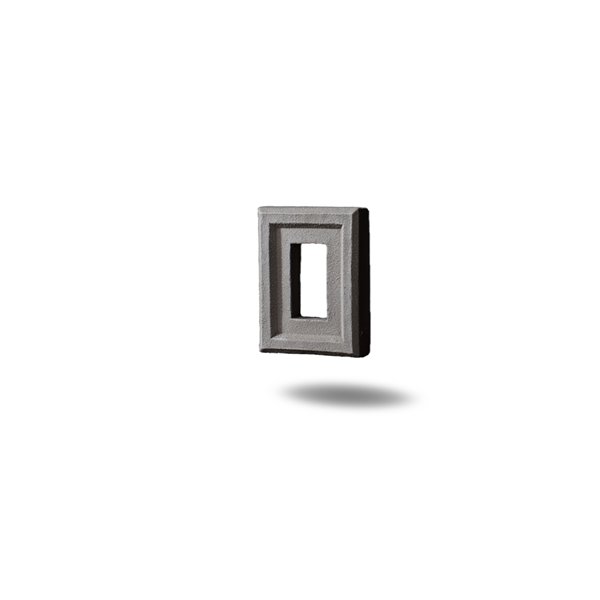 Quality Stone Stacked Stone Electrical Trim - Grey Blend