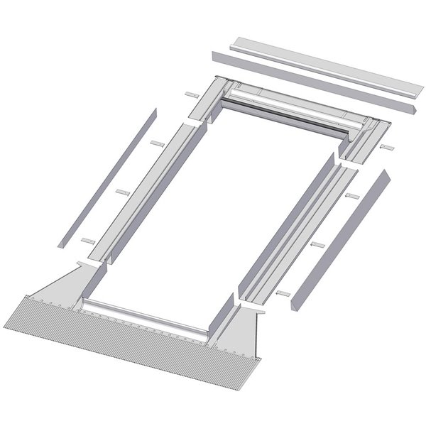 FAKRO EH High Profile Step Flashing for Deck Mount Skylight Models 308/312