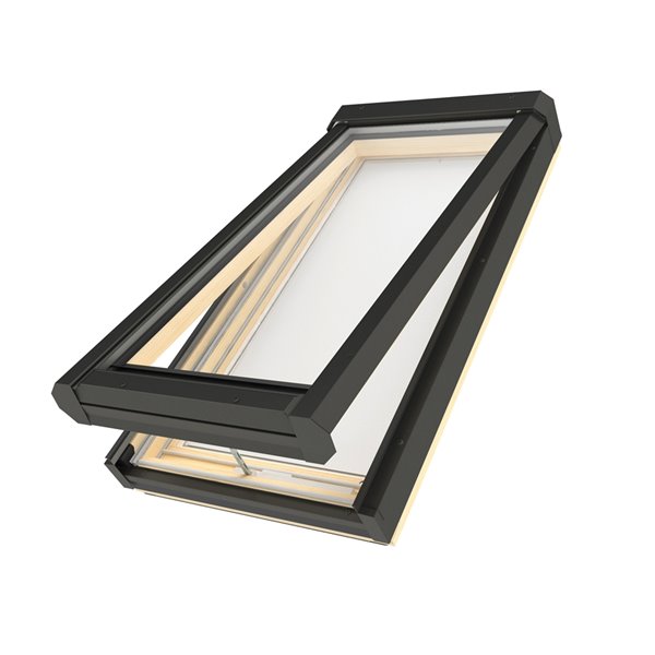 FAKRO 30 x 54-3/4 Deck Mount Manual Venting Laminated Glass Skylight