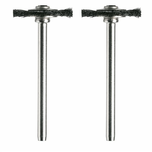 Dremel 3/4-in Nylon Bristle Brushes Set - 2-Piece
