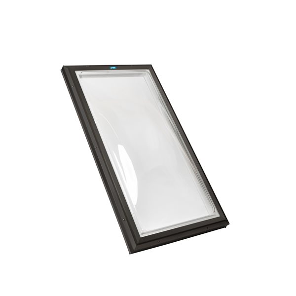 Columbia Double Glazed Clear 30.5 x 70.5 Acrylic Dome Skylight - Brown