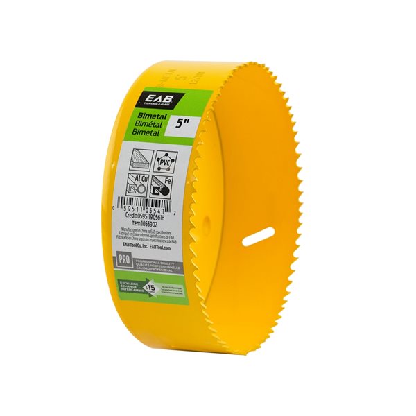 Exchange-A-Blade 5-in Bi-Metal Non-Arboured Hole Saw