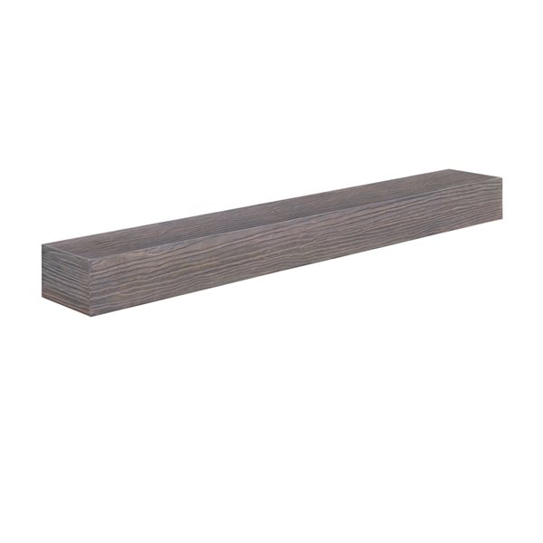 Pearl Mantels 72-in W x 5-in H x 7.87-in D Little River Composite Mantel Shelf