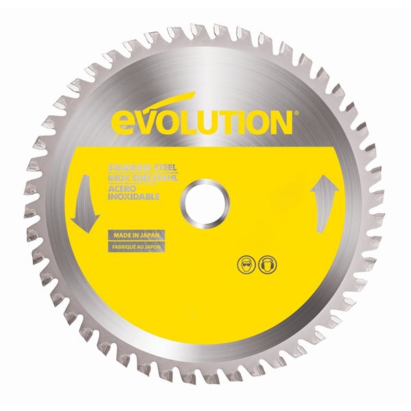 Evolution 7-1/4-in Tungsten Carbide Tipped Stainless Steel Cutting Blade