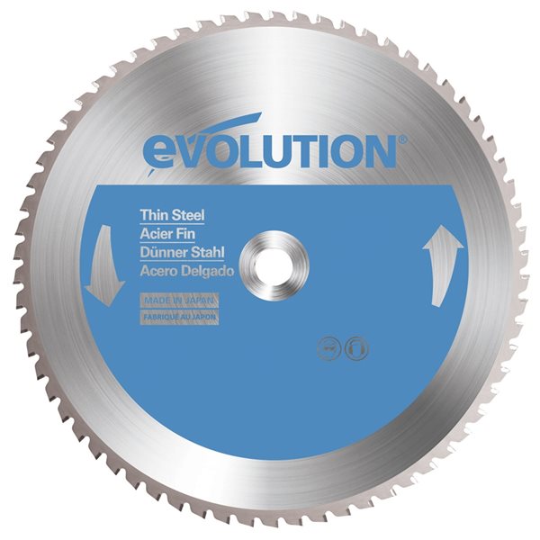 Evolution 14-in Tungsten Carbide Tipped Thin Steel and Ferrous Metal Blade