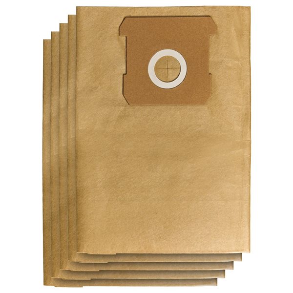 Einhell 5-pack 10 L Tear Resistant Wet/dry Hepa Filter Collection Bag