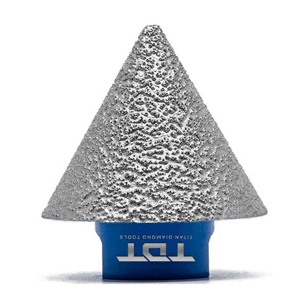 Titan Diamond Tools Pro Series 1-1/2-in Wet/Dry Diamond Core Conical Milling Drill Bit