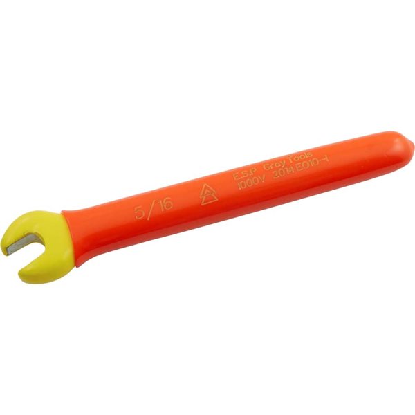 Gray Tools 5/16-in Insulated SAE Open End Wrench