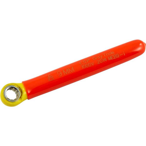 Gray Tools 9-mm Insulated Metric Standard Combination Wrench