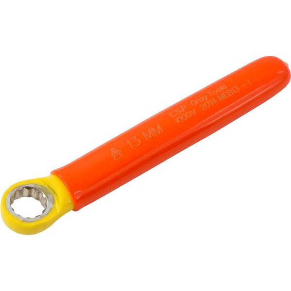 Gray Tools 13-mm Insulated Metric Standard Combination Wrench