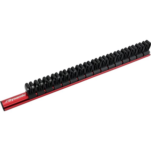 Dynamic Tools Black/Red Aluminum Magnetic Tool Holder