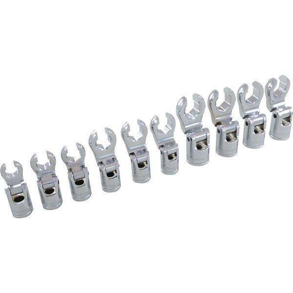 Dynamic Tools 10-piece Metric 3/8-in Drive Shallow/Deep Socket Set