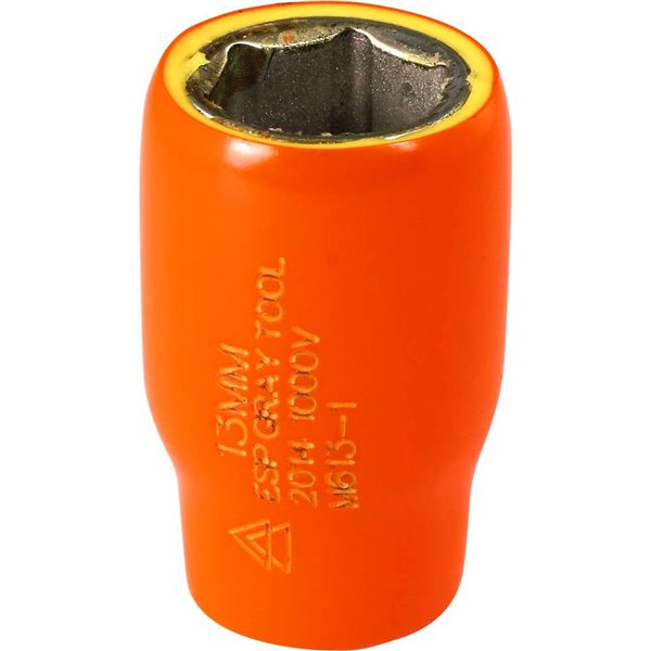 Gray Tools Metric 1/4-in Drive 6-point 13 mm Shallow Socket