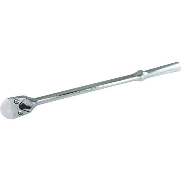 Gray Tools SAE and Metric Combination 1/2-in Drive 40T Chrome Reversible Ratchet - 15-in long
