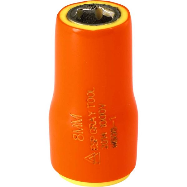 Gray Tools Metric 1/4-in Drive 6-point 8 mm Shallow Socket