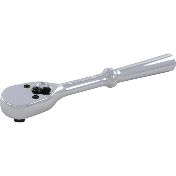 Gray Tools 1/4-in Drive Chrome Reversible Ratchet