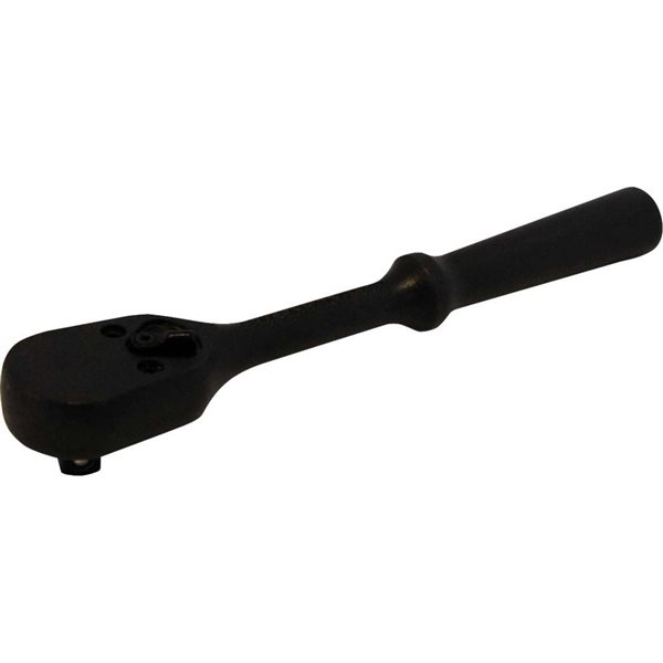 Gray Tools 1/4-in Drive Black Reversible Ratchet