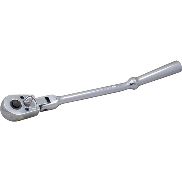 Gray Tools 3/8-in Drive Chrome Reversible Ratchet with Flexible Head