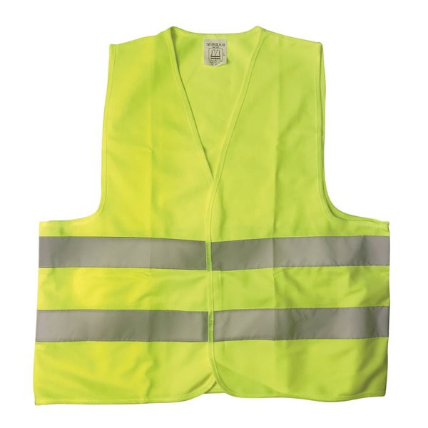 First Aid Central 3-Pack Traffic Safety Vest with 2 ft Reflective Strips