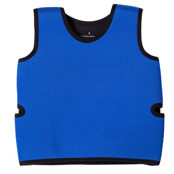 ShpilMaster Sensory Compression Vest for Kids With Processing Issues - Large - Blue