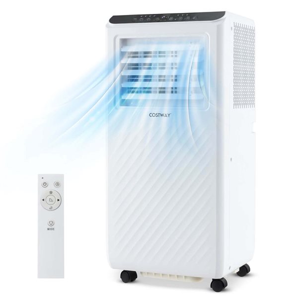 Costway 6500 BTU 3-in-1 Portable Air Conditionner with Fan and Dehumidifier - 24H Timer