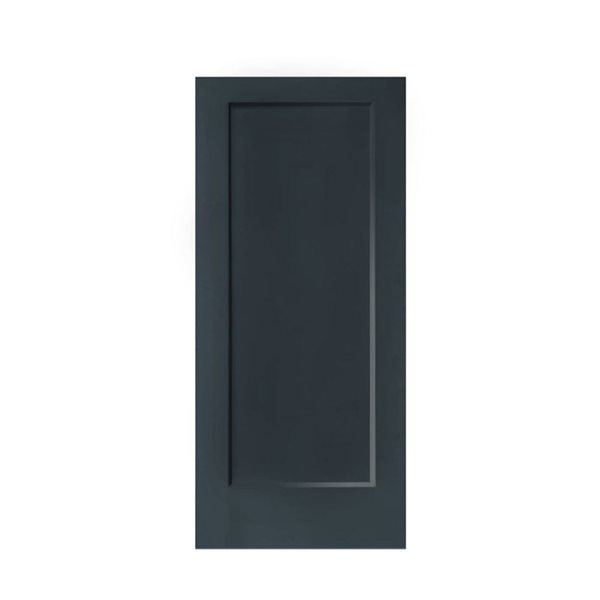 CALHOME 30 x 80-in Charcoal Grey Stained Composite MDF 1 Panel Interior Pocket Door