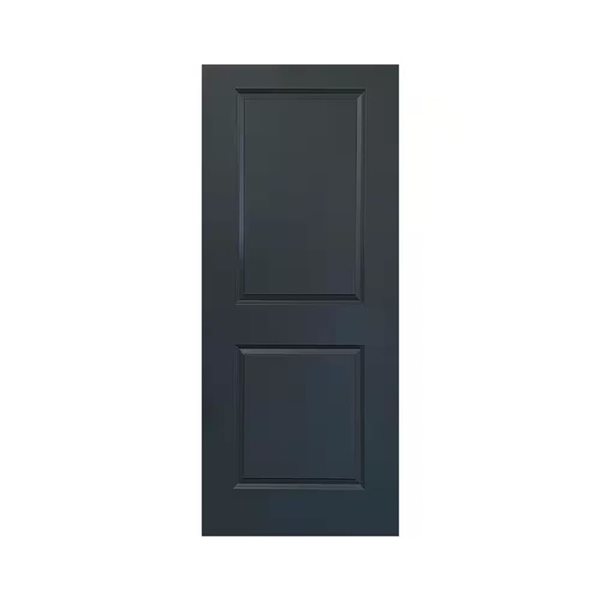 CALHOME 36 x 80-in Charcoal Grey Painted Finished Composite MDF 2 Panel Interior Door Slab for Pocket Door