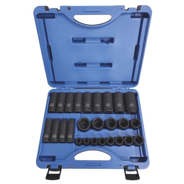 JET 26-Pc 1/2-in Drive SAE Impact Socket Set