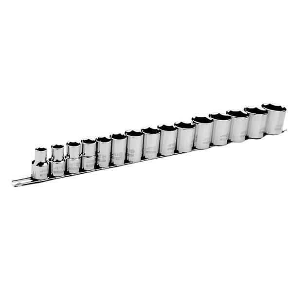 JET 15-Pc 1/2-in Drive SAE Socket Set - 6 pt.