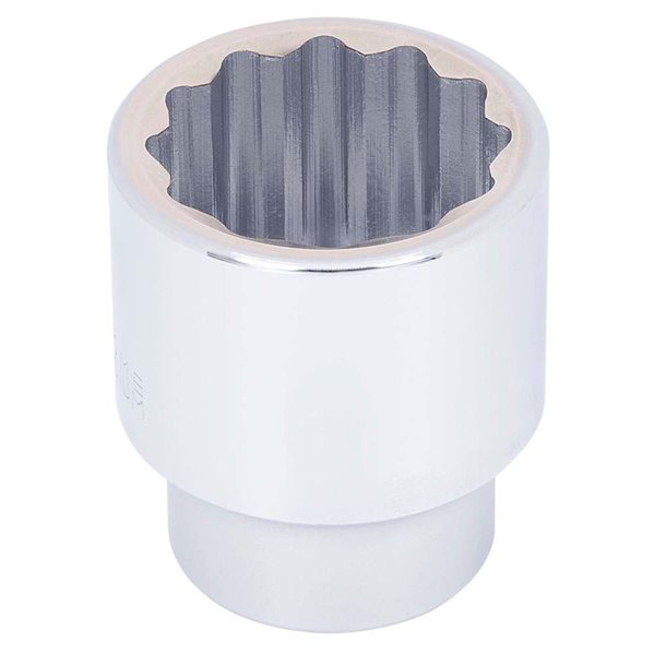 JET 1-in Drive x 1-7/8-in Regular Chrome Socket - 12 Points