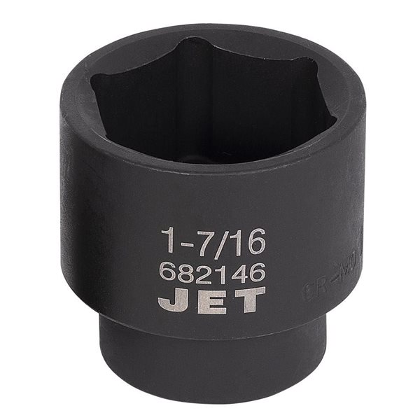 JET 1/2-in Drive x 1-7/16-in Regular Impact Socket - 6 Points