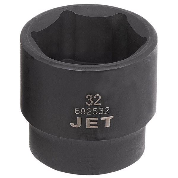 JET 1/2-in Drive x 32-mm Regular Impact Socket - 6 Points
