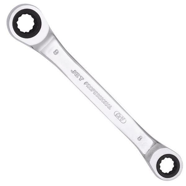 JET Metric Ratcheting Double Box Wrench - 8 mm x 9 mm