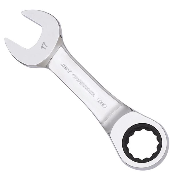 JET Metric Ratcheting Stubby Wrench - 17 mm