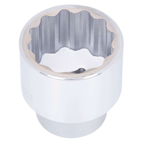 JET 1-in Drive x 2-1/8-in Regular Chrome Socket - 12 Points