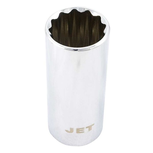 JET 1/2-in Drive x 1-1/16-in Deep Chrome Socket - 12 pt.