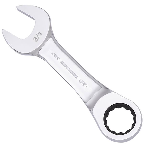 JET SAE Ratcheting Stubby Wrench - 3/4-in