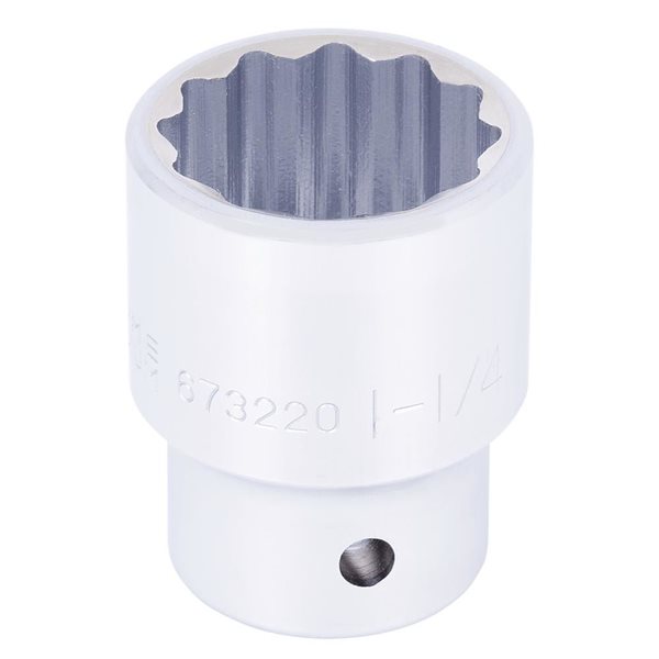 JET 3/4-in Drive x 1-1/4-in Regular Chrome Socket - 12 Points