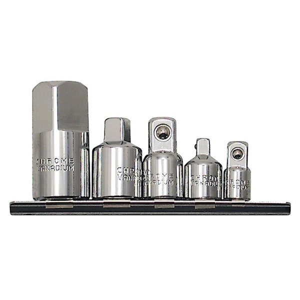 JET 5-Piece Chrome Socket Adaptor Set