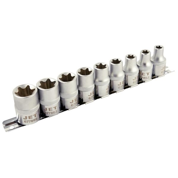 JET 9-Pc 1/2-in Drive TORX Socket Set