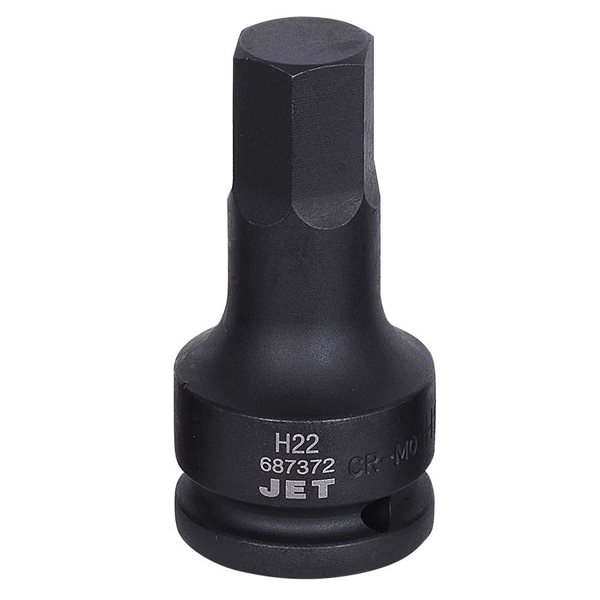 JET 3/4-in Drive x 22 mm Impact Hex Bit