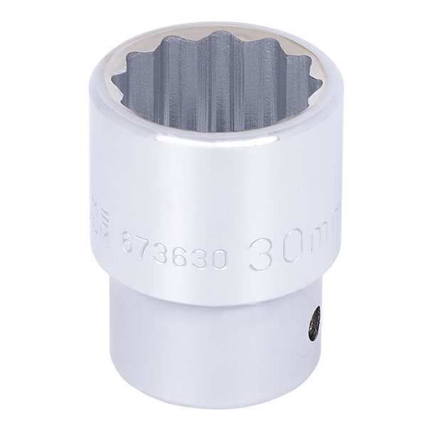 JET 3/4-in Drive x 30 mm Regular Chrome Socket - 12 Points