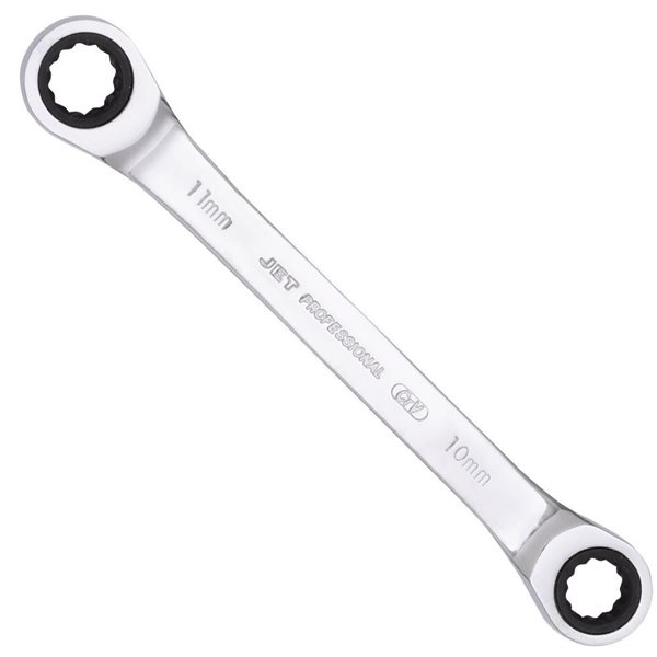 JET Metric Ratcheting Double Box Wrench - 10 mm x 11 mm